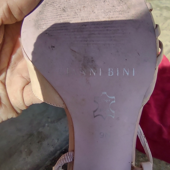 VTG Ginni Bini pink heels size 9M - Picture 2 of 13